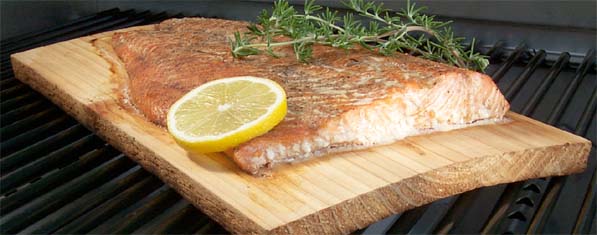 Photo of cedar plank Salmon